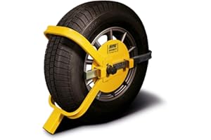 Maypole 13-17 Inch Universal Wheel Clamp Suitable for Cars, Vans, Trailers, Caravans with Tyre Width 175 mm to 215 mm Diameter 450 mm to 650 mm