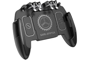 Niktule Jeu pour téléphone Portable | Manette Jeu Mobile à Six Doigts,Contrôleur Portable Transformez Votre téléphone en Console Jeu [Video Game] [Video Game] [Video Game] [Video Game] [Video Game]