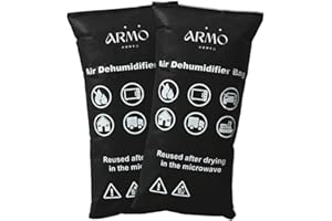 ARMO HOME Armo® 1KG Car Van Reusable Dehumidifier Home Large Dry Car Moisture Window Windscreen Moisture Dew Absorber Pad Reusable Damp Remover (2)