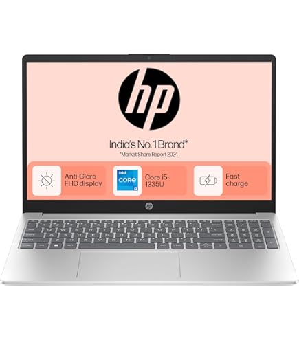 HP 15, 12th Gen Intel Core i5-1235U Laptop (16GB RAM, 512GB SSD