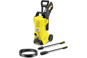 Karcher K 3 Power Control Pressure Washer, 120 Bar Max Pressure, 380 L/h Flow Rate, G 120 Q Power Control Gun, Integrated Detergent Tank, for Cars, Fences & Patios, Yellow