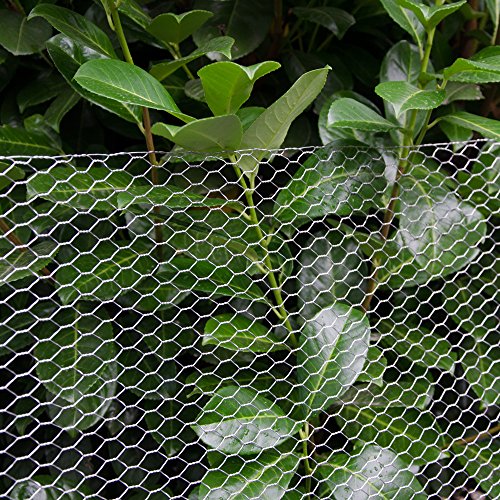 Maschendraht Kaninchendraht Drahtgitter Sechseckgeflecht | 25m Drahtrolle | 75cm(H) | Maschenweite 13x13mm | 0.9mm verzinkt - 6