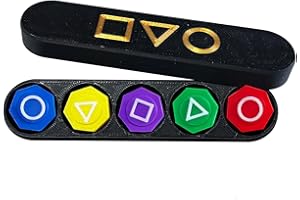 Gonggi Korean Game, Weighted Gong-Gi Traditional Folk Play Jack Stone Set Game, Gongi Mini Five Grasping Rainbow Konggi Catching Pebble Stones, Gong-Gi Hand-Eye Coordination Training