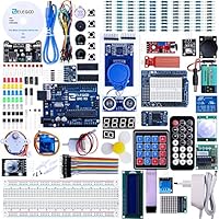 Elegoo Set/Kit f&uuml;r Arduino UNO Projekt Das Vollst&auml;ndige Ultimate Starter Kit mit Deutsch Tutorial, UNO R3 Mikrocontroller und viel Zubeh&ouml;r f&uuml;r Arduino UNO R3