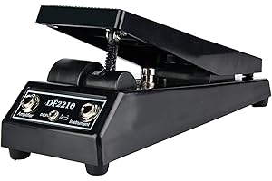 EUJGOOV Classic Wah Pedal Guitar Effects Stereo Volume Black 9.5x3.7x2.8in Compact