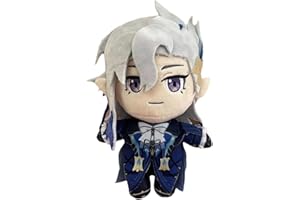 KUKUSHINING Genshin Pluszowa Zabawka, 20CM Anime Rysunek Nadziewany Śliczny Wpływ Pluszowa Zabawka Z Kreskówki Lalka Dla Fanów Prezenty Urodziny(Neuvillette)