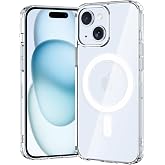 Bene-Qi Apple iPhone 13 Mini Kılıf 5.4" MagSafe ile Uyumlu, Ultra Berrak Cep Telefon Kılıfı, Sert PC Arka Y&uuml;zey, TPU Yastıklı