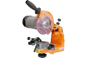 Timbertech® Affilacatene per Motosega - 2 Mole ⌀ 145 mm con Spessore di 3,2 mm e 4,7 mm, 3000 Giri/min, 230 W, da Parete o Banco di Lavoro - Affilatrice per Catene per Motoseghe