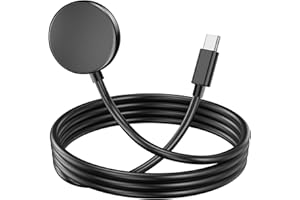 MOHLYTHRIX USB C Watch Charger Compatible with Samsung Galaxy Watch 6/6 Classic, Magnetic Wireless Replacement Charging Cable Dock, 3.3ft