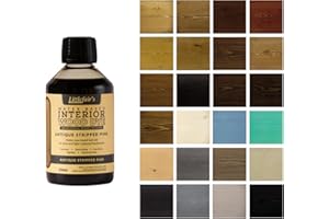 Littlefair's Wood Stain Water Based - 250 ml - Indoor Furniture Stain Light & Dark Finishes - Special Non Toxic & Eco Friendly Formula - Wood Stain for Crafts - Color: Antique Stripped Pine