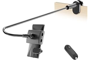 Kefotic Schwanenhals-Halterung für Kindle, Leseständer im Bett mit Fernbedienung, Freisprecheinrichtung, Nachttisch, Faultier Arm Halterung für Kindle-Zubehör