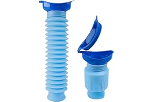 LEETYE MEI Shrinkable Urinal, Portable Urinals for Men Women, Male Female Outdoor Travel Personal Mobile Toilet, Potty Pee Urine Bottle, Reusable Emergency Urinal for Camping Car Traffic Jam, Queuing (750 ML)