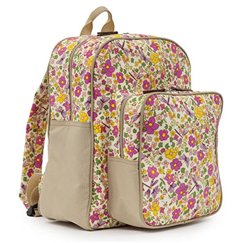 Pink Lining Wanderlust Rucksack Cottage Garden Changing Bag