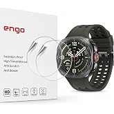 Engo Samsung Galaxy Watch Ultra 47mm İle Uyumlu Ekran Koruyucu, Tam Kaplayan Akıllı Saat Koruması, &Ccedil;izilmeye Dayanıklı Tpu Ko