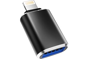 KEFIANY Iphone OTG Flash Adapter Lightning Male to USB Female Cable Dongle for Apple Ipad Air Camera Card Reader Mouse Keyboard U Disk Drive Hub MIDI Compatible for 14 13 12 11 Pro Max Mini 8 7Plus XR X XS SE