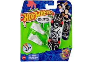 Mattel- Mini deskorolka Hot Wheels. Obejmuje buty. Różne modele, Wielobarwny (HGT49)
