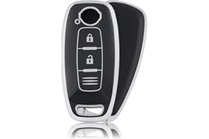 OFFCURVE Funda Llaves Coche Carcasa Llave, Funda Mando Coche Carcasa Mando Apta para Nissan Qashqai X-Trail Juke Ariya Altima Teana Pathfinder Rogue Bluebird Kicks Sylph