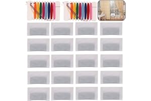 GGOUPTY Drapery Covered Weights 20 PCS 15g Bottom Curtain Pendant Lead Weights Tablecloth Weights for Home Office Outdoor Curtain Accessories