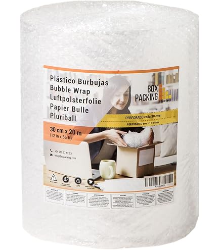 Rotolo Pluriball Duck Pluriball Autoadesivo Duck: Rotolo Per Imballaggi, Spedizioni E Traslochi, 30,5 Cm X 3,8 M Bubble Wrap