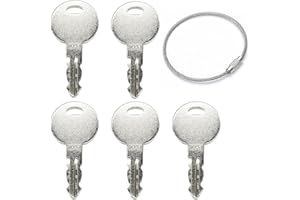 PREJM Ignition Switch Keys Replacement 1051 Compatible with Thwaites, Tri Mark, and Lucas - Perfect for New Thwaites Dumpers and Machinery