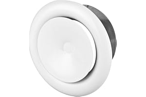 IMAR SRL GRIGLIA DI MANDATA, BOCCHETTA PER ARIA FREDDA E CALDA PER CANALIZZAZIONE STUFA ø 80 mm