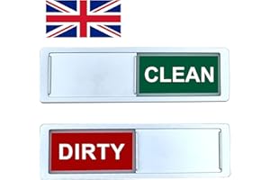 HEROMASK Magnes do zmywarki do brudnych naczyń [wybierz swój język] Łatwy do odczytania i umieszczenia. Organizer do kuchni - Akcesoria kuchenne Wygodne do mycia w zmywarce - magnes na gadżet kuchenny