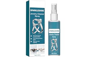 KOAHDE Limpiador de Joyas de Plata,Spray Limpiador de Joyas,Agente Limpiador de Joyas de Plata,Limpiador en Aerosol para Joyería,Agente de Limpieza de Joyas,Limpiador de Diamantes y Joyas,100ML