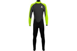 Matai Childs Junior Full Length Wetsuit 3mm Super Stretch Neoprene Childrens Boys Girls Kids Swimming Beach Wet Suit