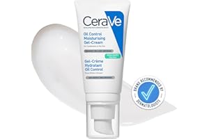 CeraVe Oil Control Gel-Cream Moisturiser With Oil Absorbing Technology & Ceramides For Combination and Oily Skin 52ml