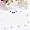50 x Funeral Remembrance Cards share a memory. Memory Book Table, condolence book alternative, your special memories. Memorial, Celebration of Life, Wake