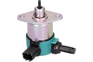 HYUDUO Solénoïdes de Démarreur Automobile 12 V, électrovanne D'arrêt de Carburant, Remplacement de Pièces de Moteur D'excavatrice pour les Modèles Kubota TOSD-03-050