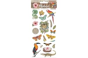 Stamperia International Stamperia Spanplatte, Amazonia, Papier, mehrfarbig, 15 x 30 cm