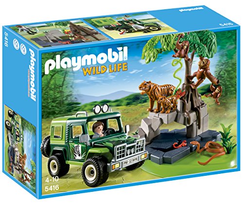 Playmobil Vida Salvaje - Animales de la Jungla con Todoterreno (5416)