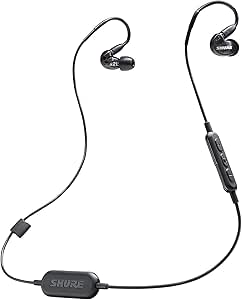 Shure SE215-K-BT1-EFS Bluetooth Enabled Sound Isolating Earphones, Black