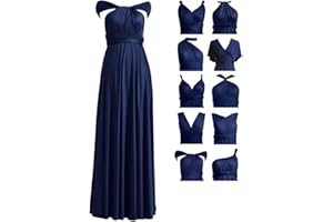 72styles Multiway Bridesmaid Dresses, Infinity Wrap Dress, Maxi Long, Plus Size, Elegant Formal Wedding Guest Dress for Evening Prom Ball, Special Occasion