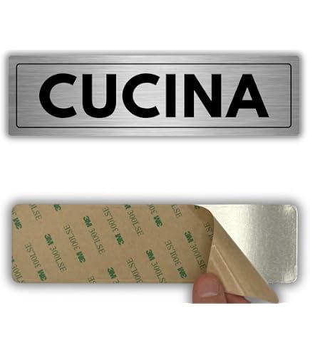 Cartello Informativo Comunità MovilCom® - Segnale In Acciaio Inox LAVANDERIA | Piastra Porta INOX | Segnale Informativo | Segnale Porta 200X50mm Targa Porta Spazzatura