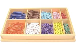 Montessori-Store - Perlas para decimales con caja de almacenamiento