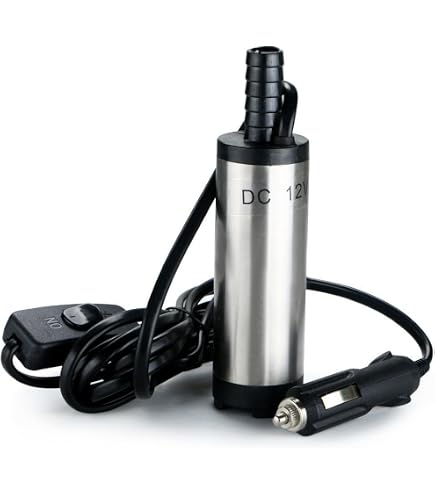 Fonyet Mini-Bohrmaschinenpumpe – Selbstansaugende Transferpumpe Für Akkubohrer – Fördert Wasser, Öl & Diesel – Mit Schlauchklemmen – Kompakt, Leicht & Leistungsstark