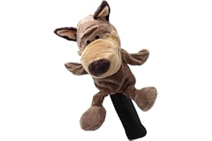 Colcolo Golf Wood Driver Headcover Wood Head Cover Plush Club Giveaway Protective Cover Lovely Club Head Cover Golfer Gift for Men