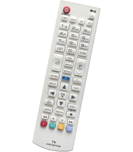 ALLIMITY Telecomando Sostitutivo AKB73975728 Per TV LG 3D - Compatibile Con Modelli 32LB580V, 42LN570, 55LA965 E Altri