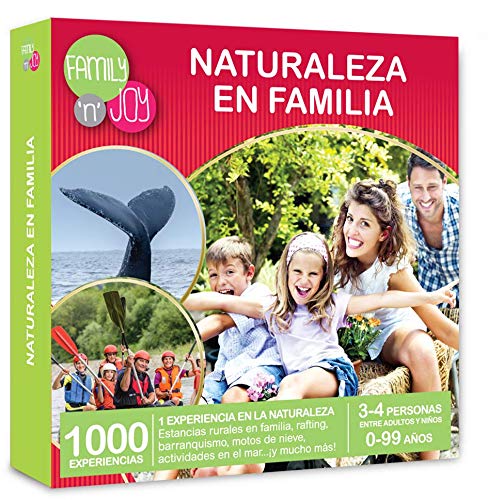 Njoy Experiences- Caja Regalo- Naturaleza EN Familia Más de 1000 experiencias Familiares a Escoger