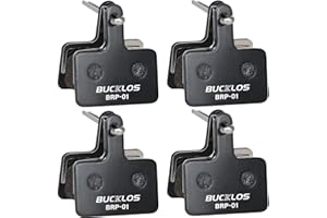 GUOFANG BUCKLOS Bike Brake Pads 4 Pairs Disc Brake Pads for Bicycle, mountain bike Electric Bike Brake Pads Replacement