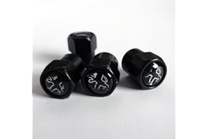 PROTREX UK Black Wheel Valve Dust Caps. GTI 207 206 307 107 RCZ