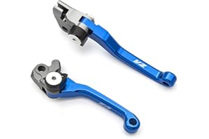 NICEDOLL Leviers de frein et d'embrayage pivotants pour YZ80 YZ85 YZ 80 85 2001 2002 2003 2004 2005 2006 07 08 09 10 11 12 13 2014