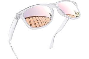 Joopin Klassische Sonnenbrille Herren Polarisiert Retro Rechteckig und UV400 Sonnenbrille Damen Groß