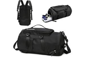 Flintronic Torba na siłownię, wodoodporną torbę podróżną dla kobiet, do noszenia na noc, z przegródką na buty i kieszenią na mokro