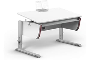 Moll Joker Classic Weiß Scrivania per Bambini, Legno, Bianco, 117cm x 68cm x 53cm