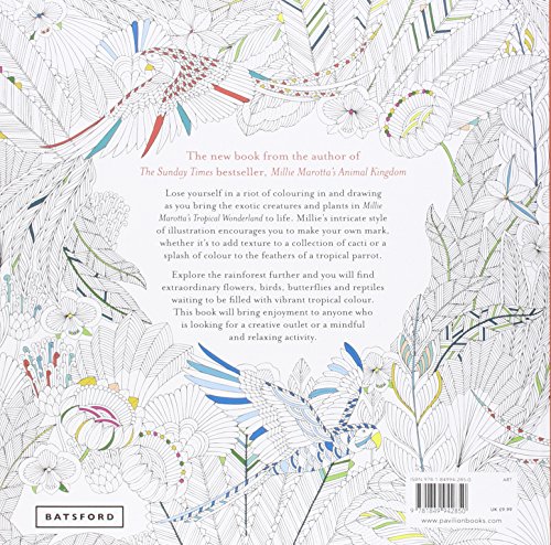 Millie Marotta's Tropical Wonderland: A Colouring Book Adventure