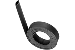 TA-VIGOR 12mm Heat Shrink Tubing, 3M Length Heat Shrink Sleeving, 2:1 Ratio Heat Shrink Tube for Electrical Insulation, Repairs, Wire Connectors, Wrap Cable, Black