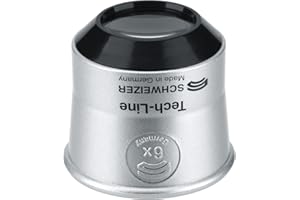 Schweizer Uhrmacherlupe Tech-Line Vergr. 6X Linsen-D.22,8mm